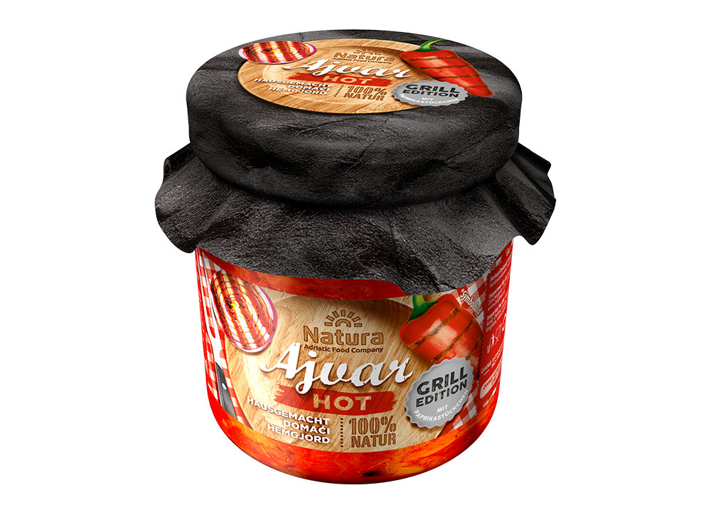 Natura Ajvar Hausgemacht Scharf - Ev Yapımı Ajvar Acı 370g