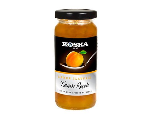 Koska Şeker İlavesiz Kayısı Reçeli - Aprikosenkonfitüre ohne Zucker 290g