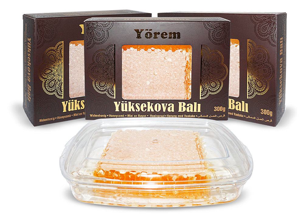 Yörem Blütenhonig mit Wabenhonig - Yüksekova Balı 300g