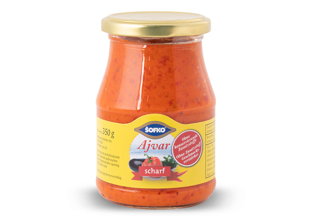 Sofko Ajvar Scharf - Ayvar Acı 350gr