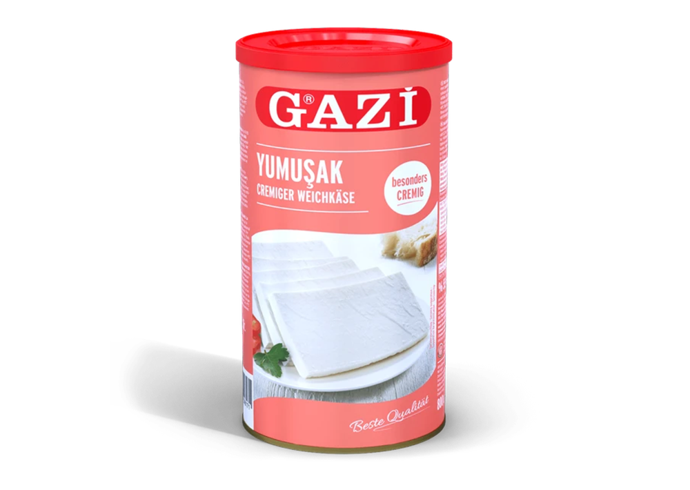 Gazi Yumuşak Beyaz Peynir - cremiger Weichkäse %55 800g