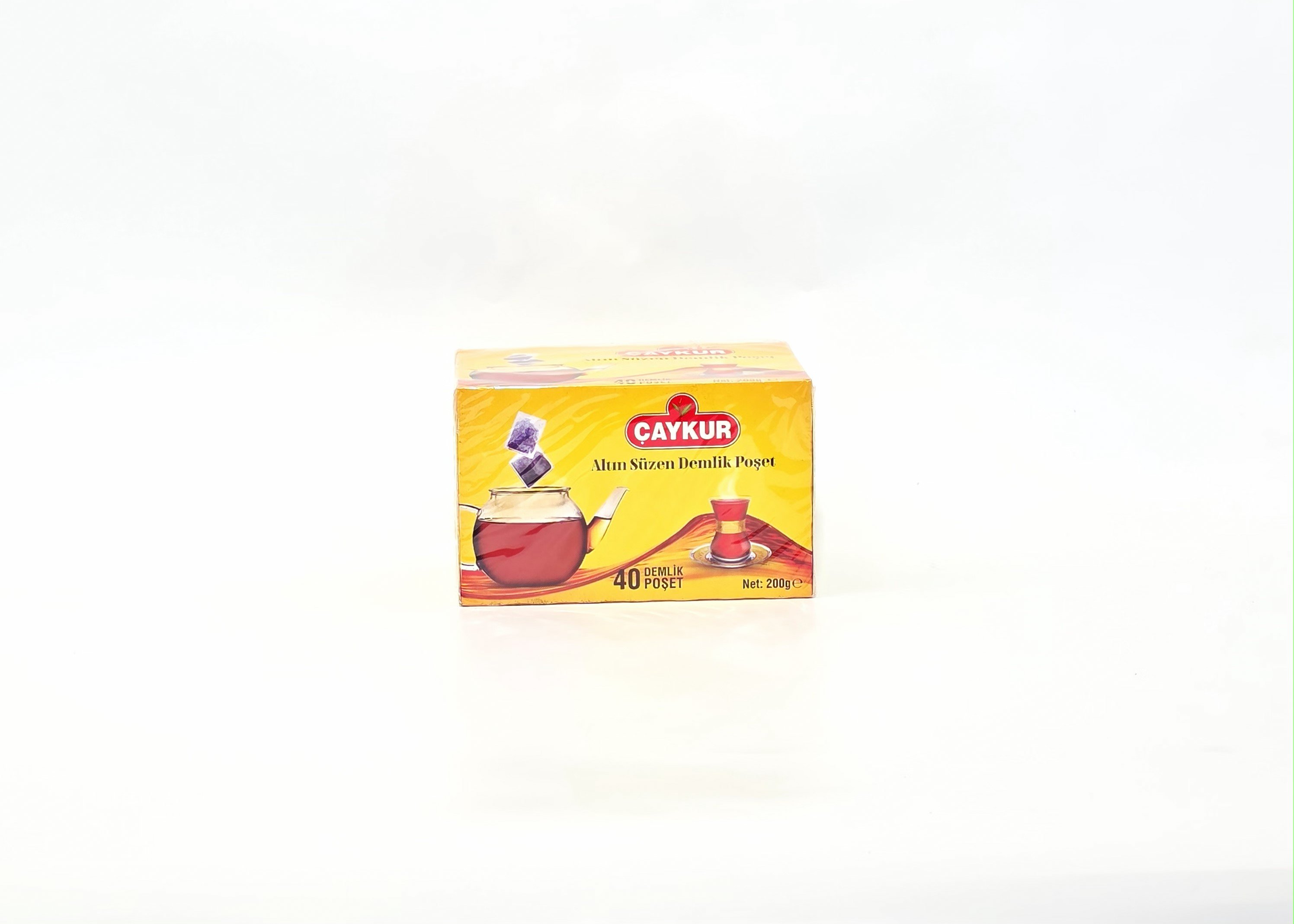 Çaykur Schwarzer Tee in Kannen-Teebeuteln - Demlik Poşetli Siyah Çay 200g