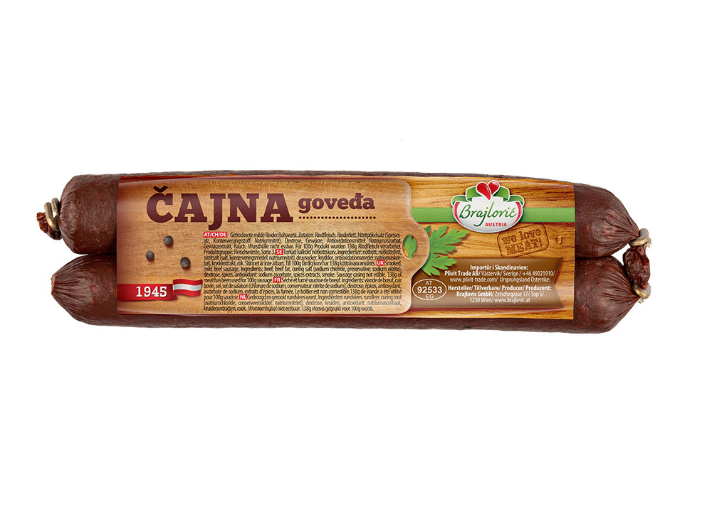 Brajlovic Milde Teewurst 300g - İkili Sosis 300g