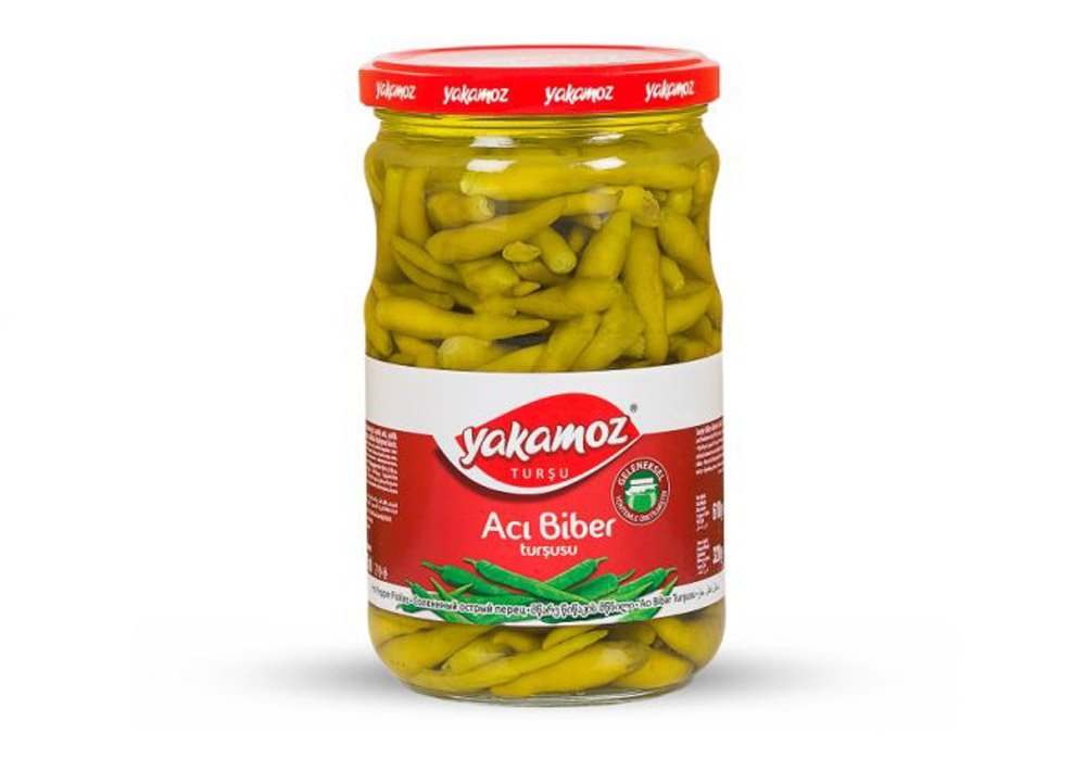 Yakamoz-Scharfe Peperoni-Aci Biber Tursusu-350g