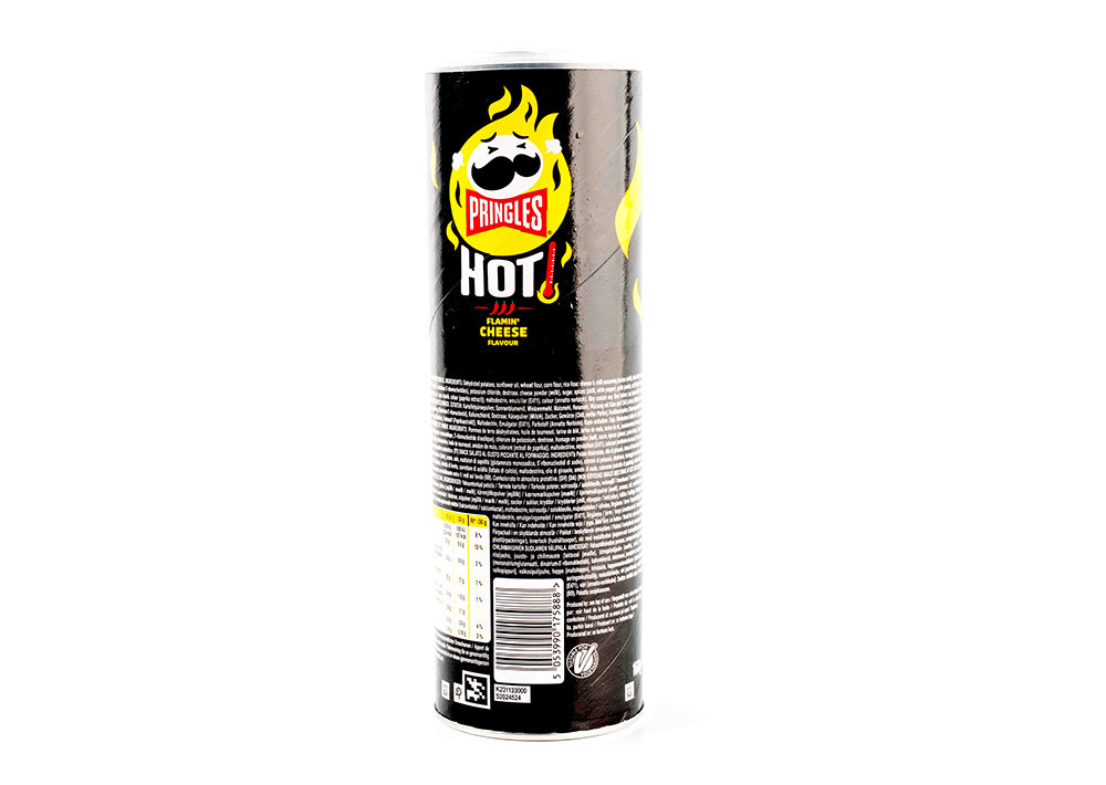 Pringles Hot Flamin' Cheese-  Acılı Peynir Aromalı Cips 160 g