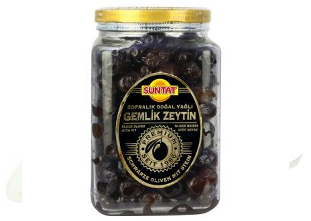 Suntat Gold Premium Sele S. Oliven - Gold Premium Yagli Sele Siyah Zeytin 900g