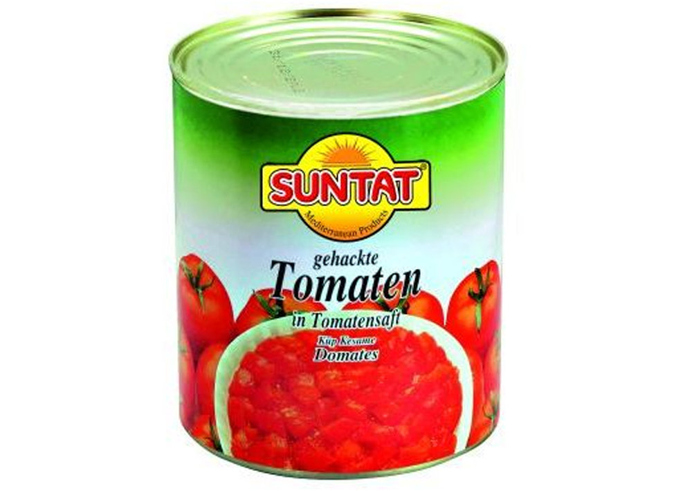 Suntat Gehackte Tomaten - Küp Kesme Domates 850ml