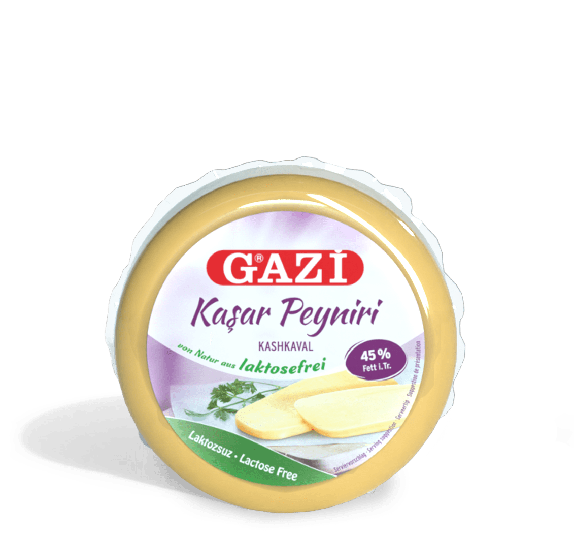 Gazi laktozsuz Kasar Peynir - KASHKAVAL SCHNITTKÄSE laktosefrei  400g
