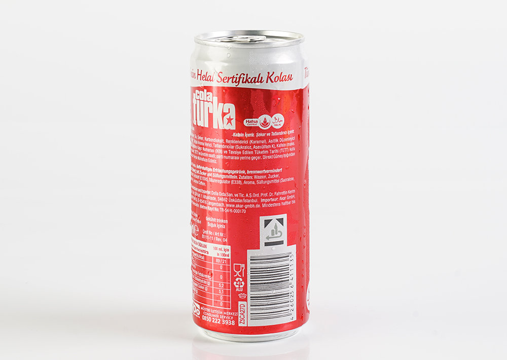 Cola Turka Dose - Kutu Kola 330ml