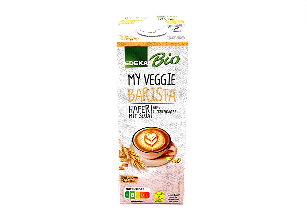 Edeka Bio My Veggie Barista Hafer Mit Soja - Yulaf Ve Soya Sütü 1 L