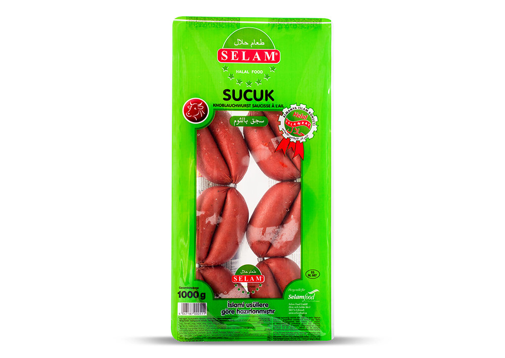 Selam Sucuk - Knoblauchwurst Saucisse 1000g