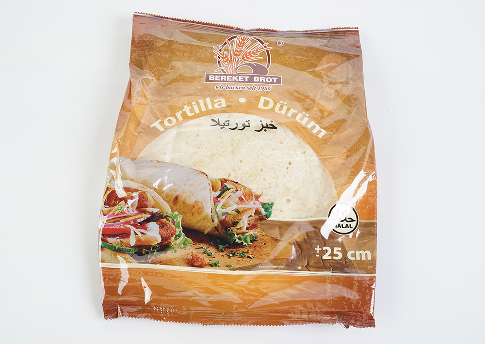 Bereket Brot Tortillabrot - Dürüm Ekmeği 465g