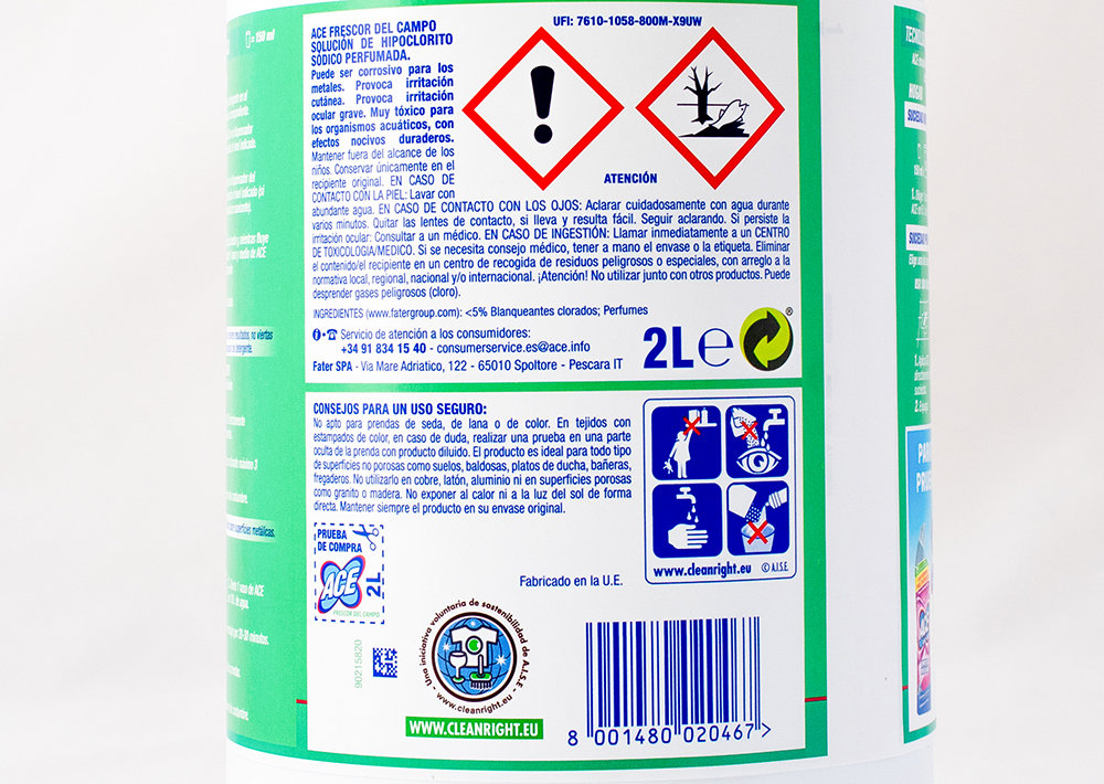 ACE Bahar Kokulu Çamaşır Suyu - Bleach Frühlingsduft 2L