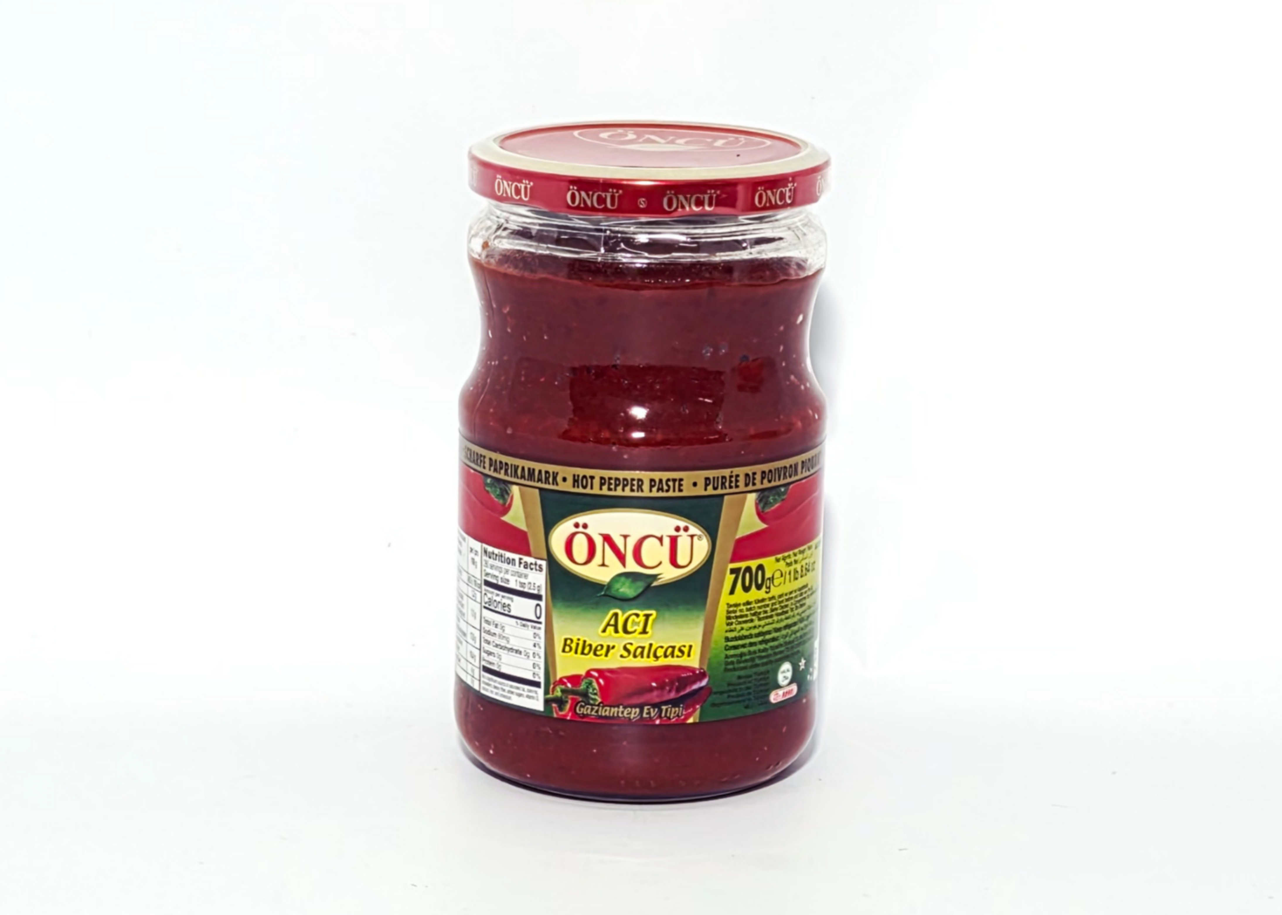 Öncü Scharfe Paprikapaste - Acı Biber Salçası 700g