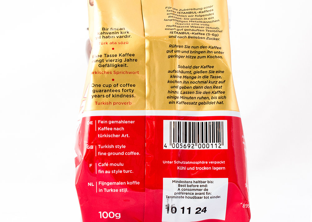 Sottos Family Türk Kahvesi - Fein Gemahlener Kaffee nach Türkischer Art 100g