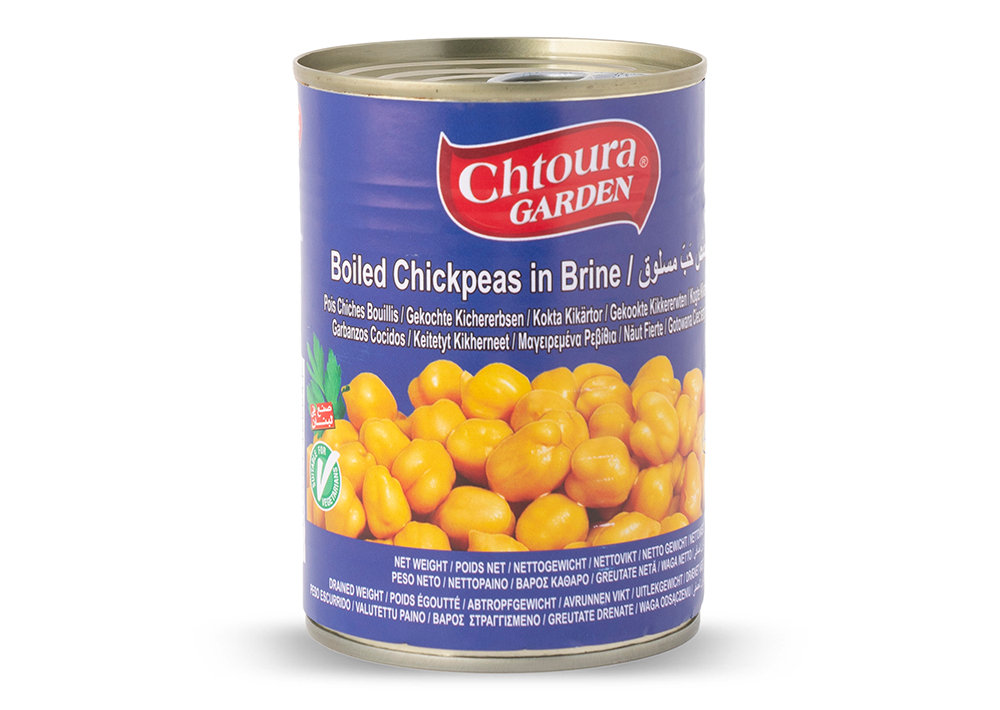 Chtoura Garden Gekochte Kichererbsen in Salzlake - Salamura Haşlanmış Nohut 240gr