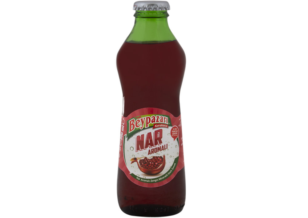 Beypazarı Natürliches Mineralwasser -  Nar Aromalı Maden Suyu 200ml