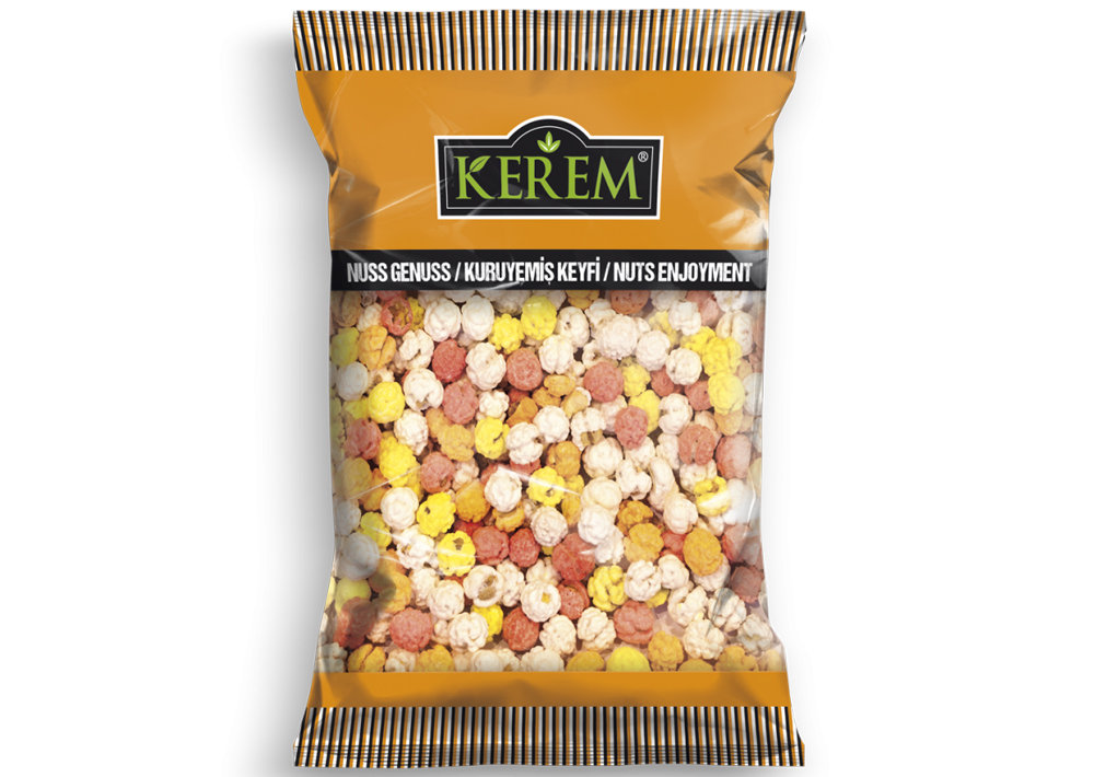 Kerem Geröstete Kichererbsen Farbig - Renkli Sekerli Leblebi 250g