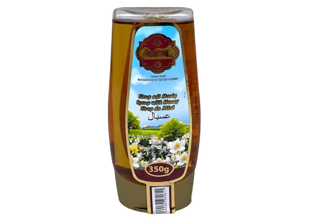 Asbal Sirup mit Honig 350g