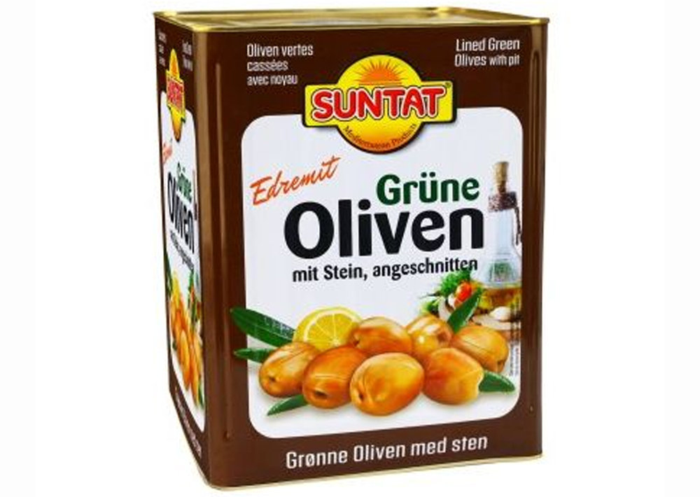 Suntat Grüne Oliven angeschn. süper - Cizik Zeytin süper 10kg