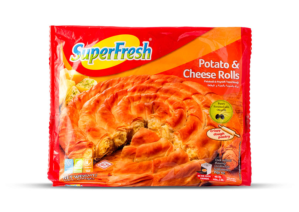 SuperFresh - Patates ve Peynirli Tepsi Böreği - Börek mit Kartoffeln und Käse 800g