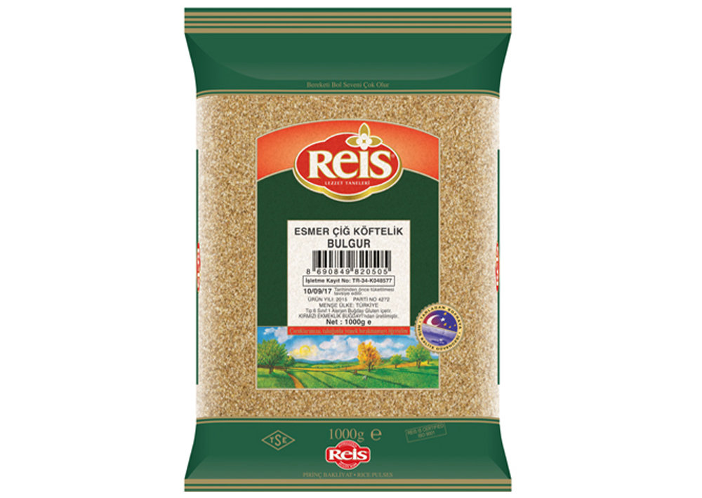 Reis Dunkel Bulgur - Esmer Çiğköftelik (Simit) Bulgur 5 kg