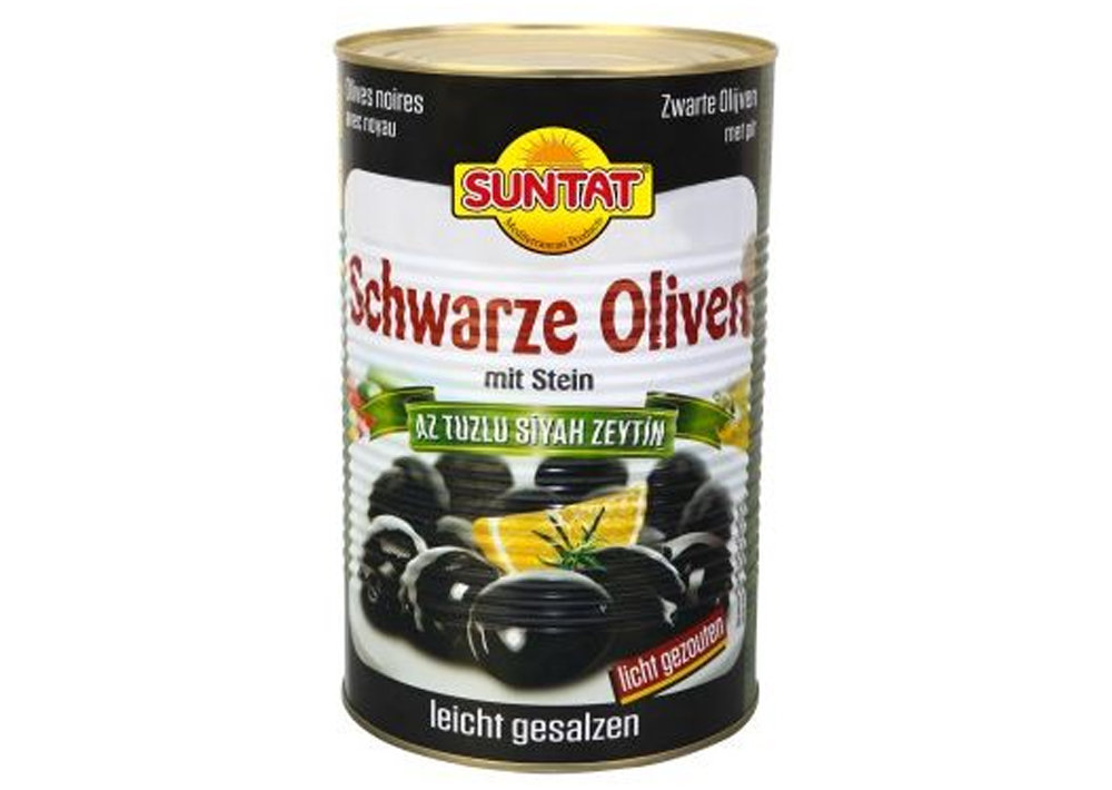 Suntat S.chwarze Oliven mit Stein - Siyah Zeytin C.li 18/20, 5kg