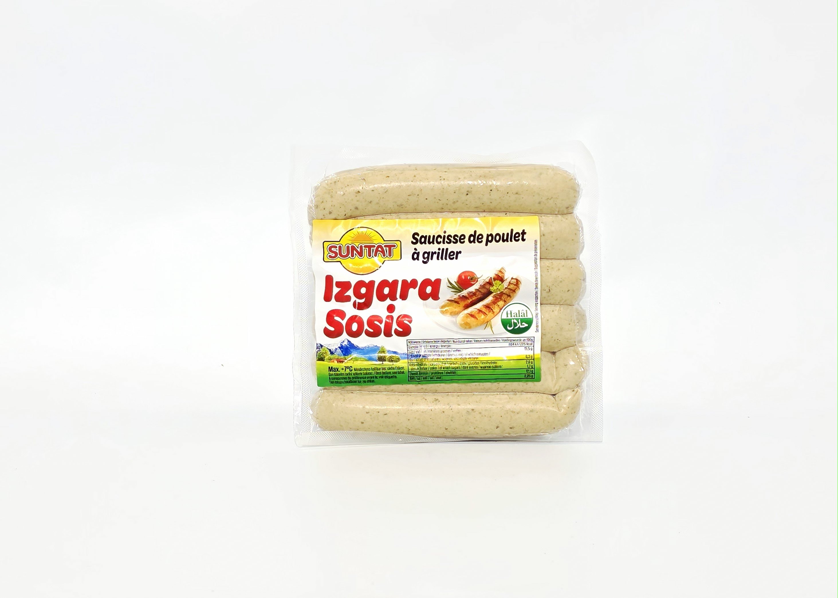 Suntat Hähnchen und Rinder Grillwurst - Tavuk ve Dana Izgara Sosis 600g