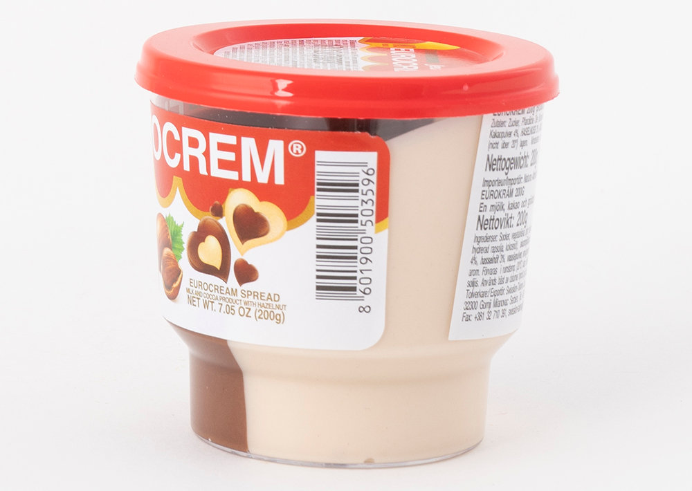 Eurocream Brotaufstriche Kakao und weiße Schokolade - Kahvaltılık Kakaolu&Beyaz Çikolata 200gr