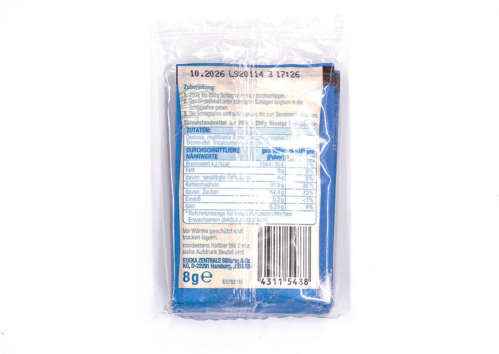 Gut & Günstig Sahne Steif - Krema Sertleştirici 8 g