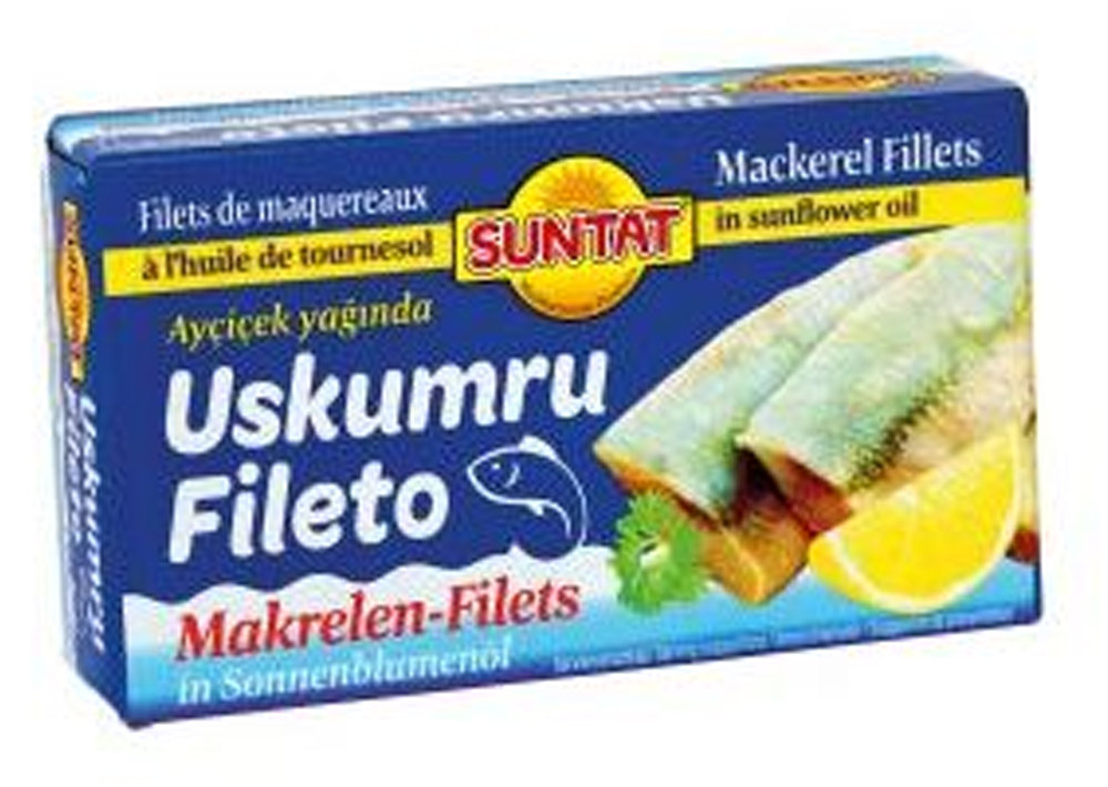 Suntat Makrelenfilets in Öl - Uskumru 125g