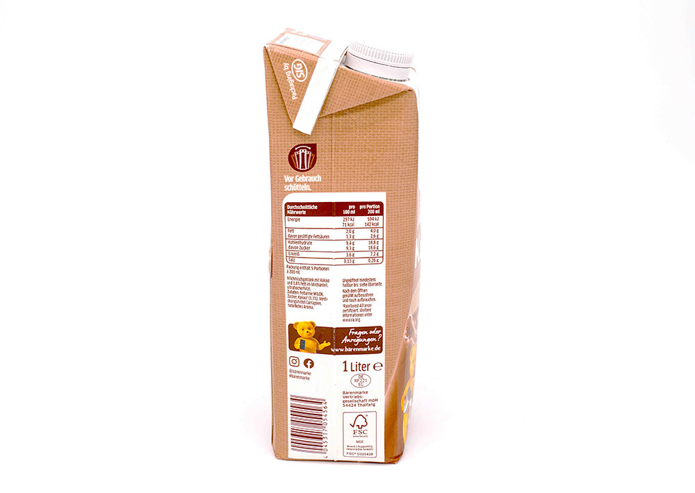 Barenmarke Haltbarer Kakao - Kakaolu Süt 1 L