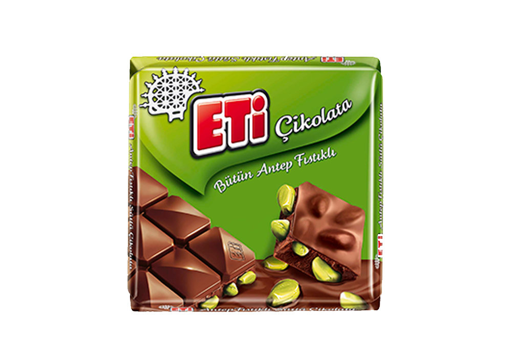 ETI Milk Schokolade mit Pistazien - Antep Fistikli 60g