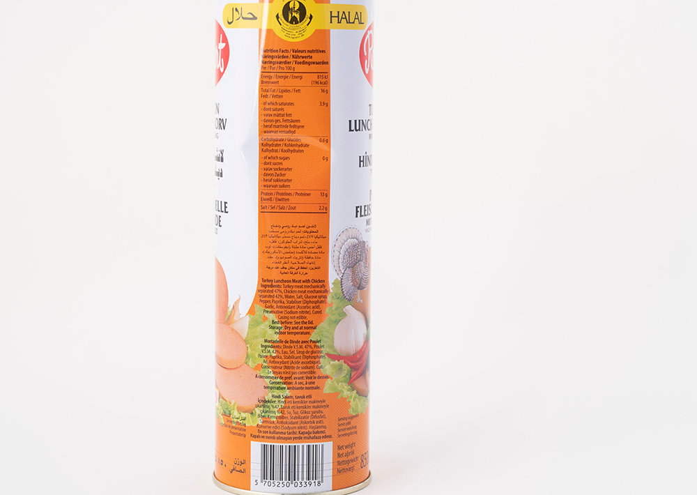 Robert Turkey Puten Fleischwurst mit Hähnchen - Hindi Salam Tavuk Etli 850gr