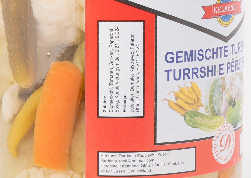 Kelmendi Gemischte Turshi - Karışık Turşu 1400g