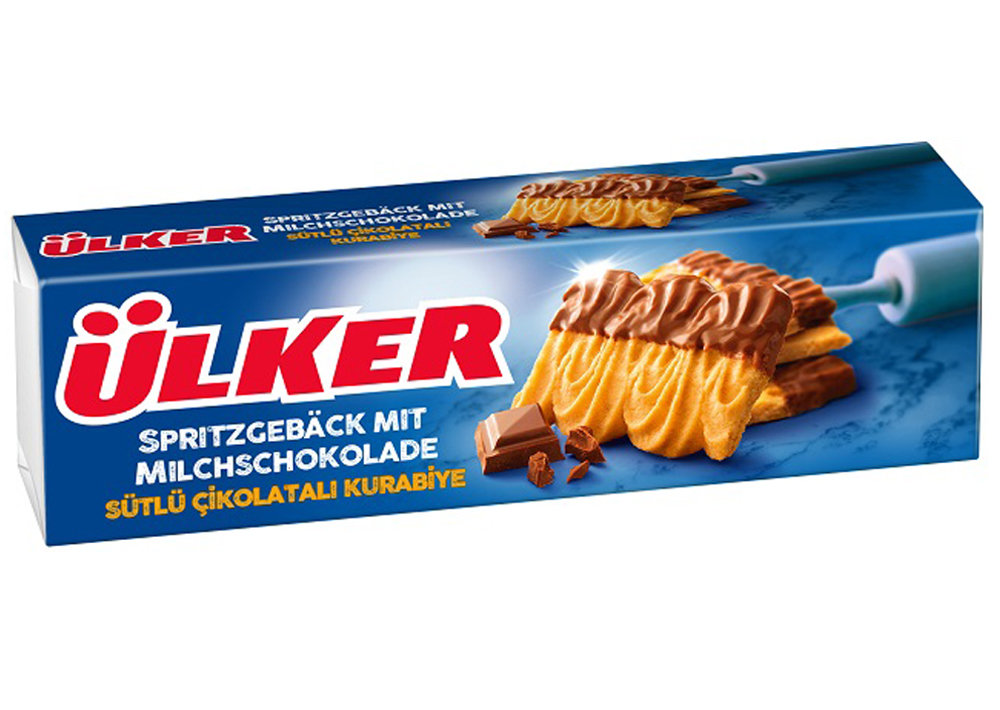 Ülker SPRITZGBÄCK Sütlü Cikolatali Kurabiye Bisküvi 200g
