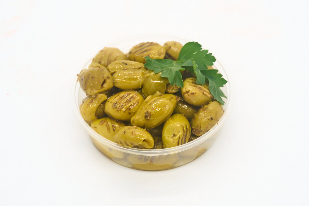 Grüne Grill Oliven -Yeşil Zeytin Izgara 100g