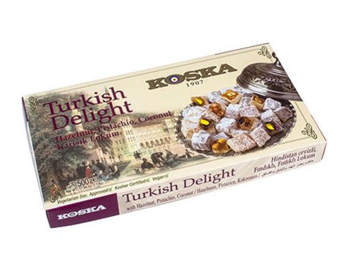 Koska Karışık Fındık, Fıstık, H. Cev. Lokum -  Turkish Delight Nussmischung - 500g