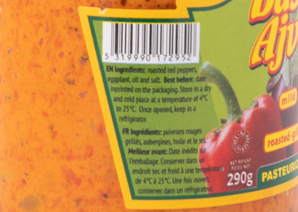 Baš Ajvar Roasted&Grille Mild - Kavrulmuş&Izgaralanmış Orta 290gr