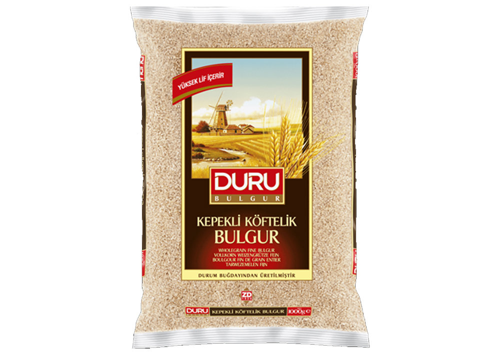 Duru Vollkorn-Bulgur für Fleischbällchen - Kepekli Köftelik Bulgur 1000g