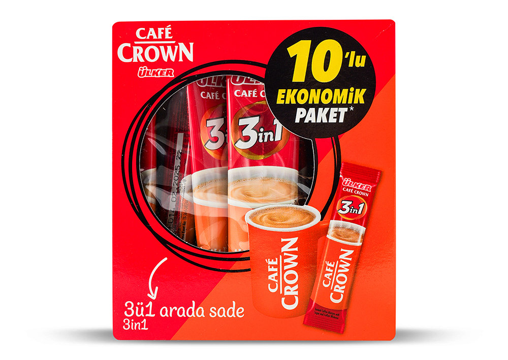 Cafe Crown Ülker - Instantkaffee 3 in1 - 10x18g