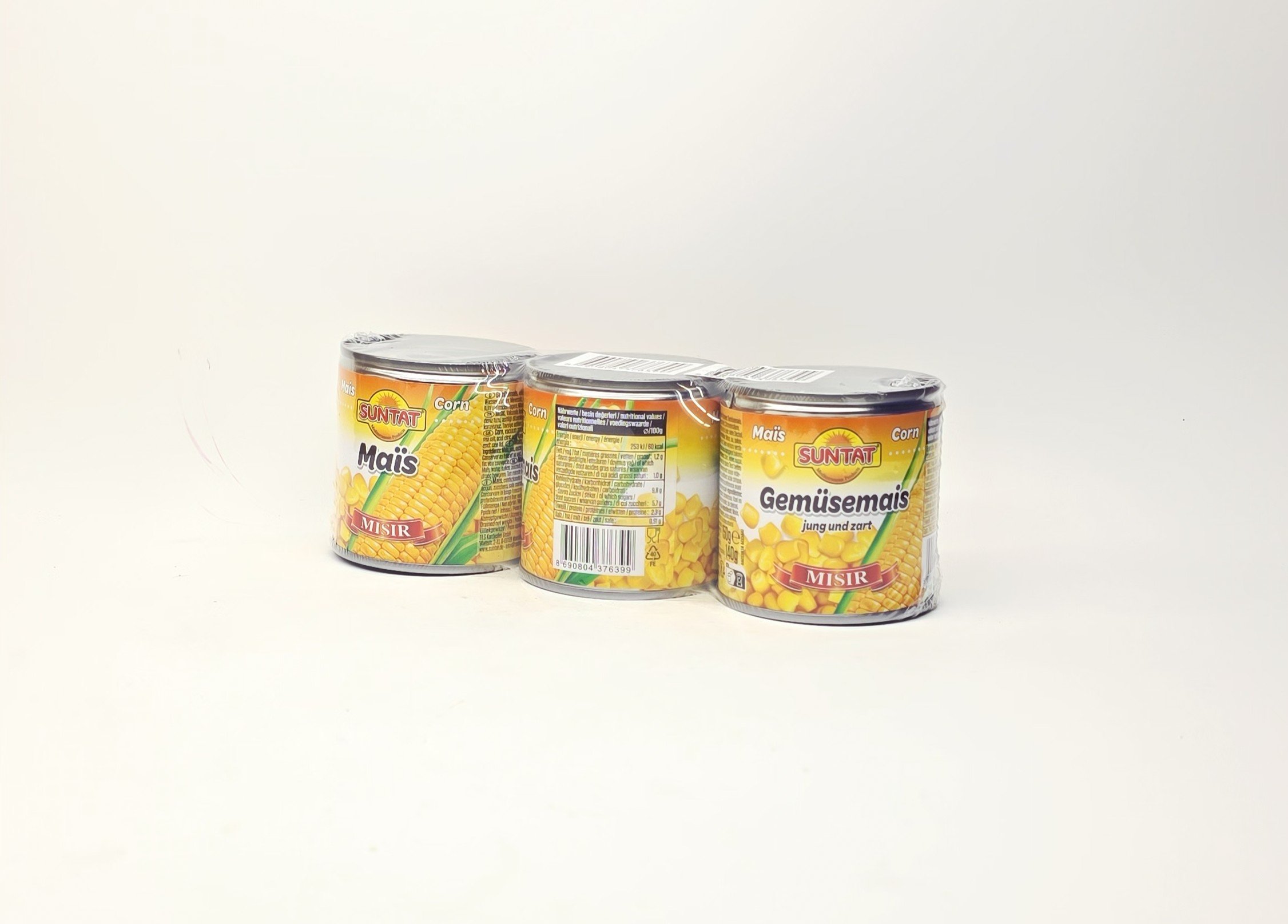 Suntat 3er Gemüsemais Jung und Zart - Mısır 3x140g