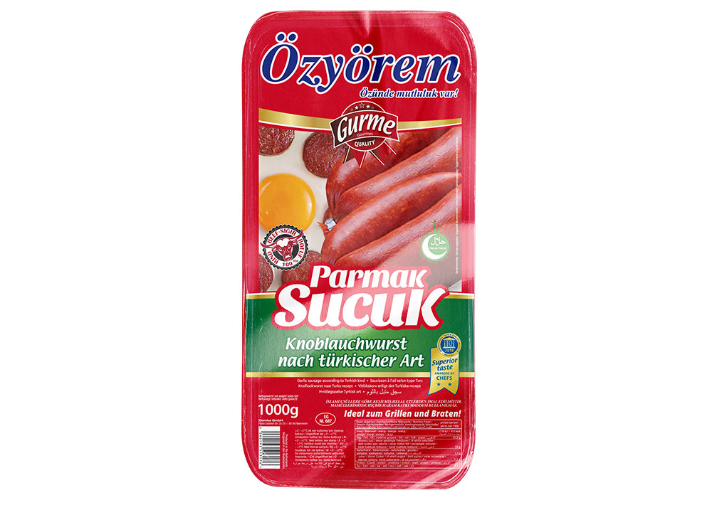 Özyörem Knoblauchwurst - Parmak Sucuk 1000g