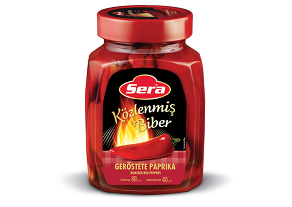Sera Geröstete Rote Paprika - Közlenmiş Biber 400g