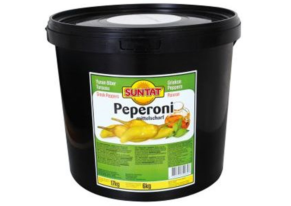 Suntat Griech. Peperoni in SL - Yunan Biber Tursu 6kg