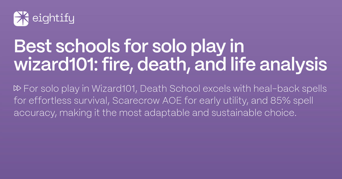 wizard101 life school