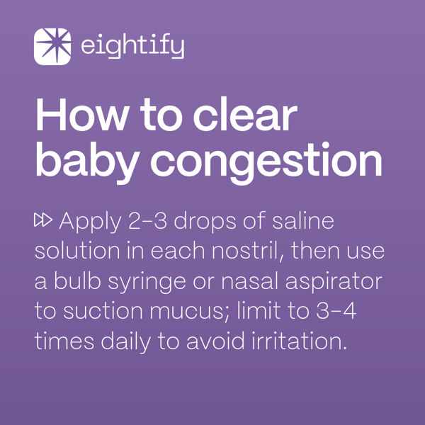 How to clear baby congestion Eightify