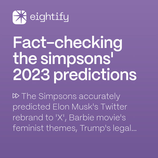 Fact Checking The Simpsons 2023 Predictions Eightify 3878