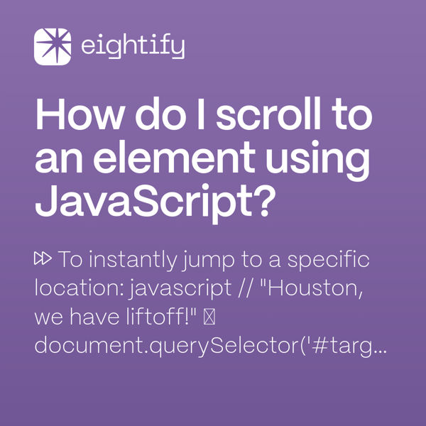 Get And Set Scroll Position Of An Element Using Javascript – JRRMO
