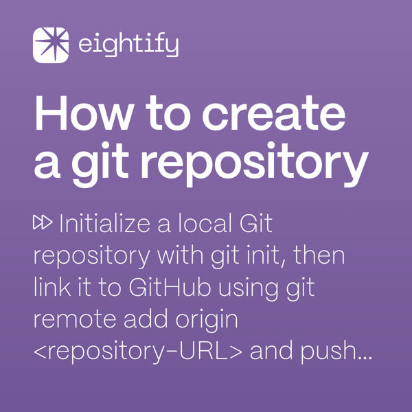 Create A Git Repository With Git Init – GTST